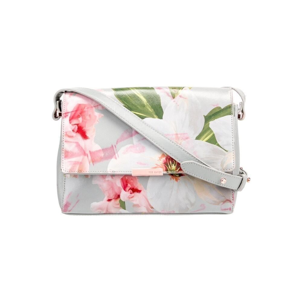 NWT Ted Baker Floral Crossbody Bag Adjustable Strap Magnetic Closure